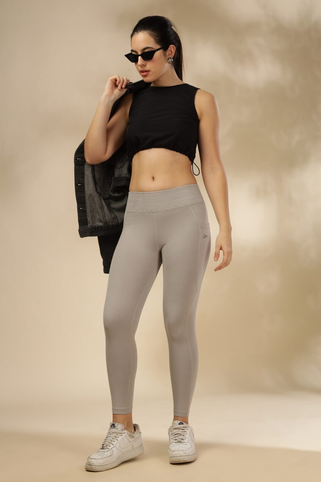 Tummy Tucker Leggings - Silver Mist