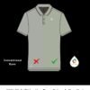 Men's Energy Polo T Shirt - Pastel Olive - Image 4